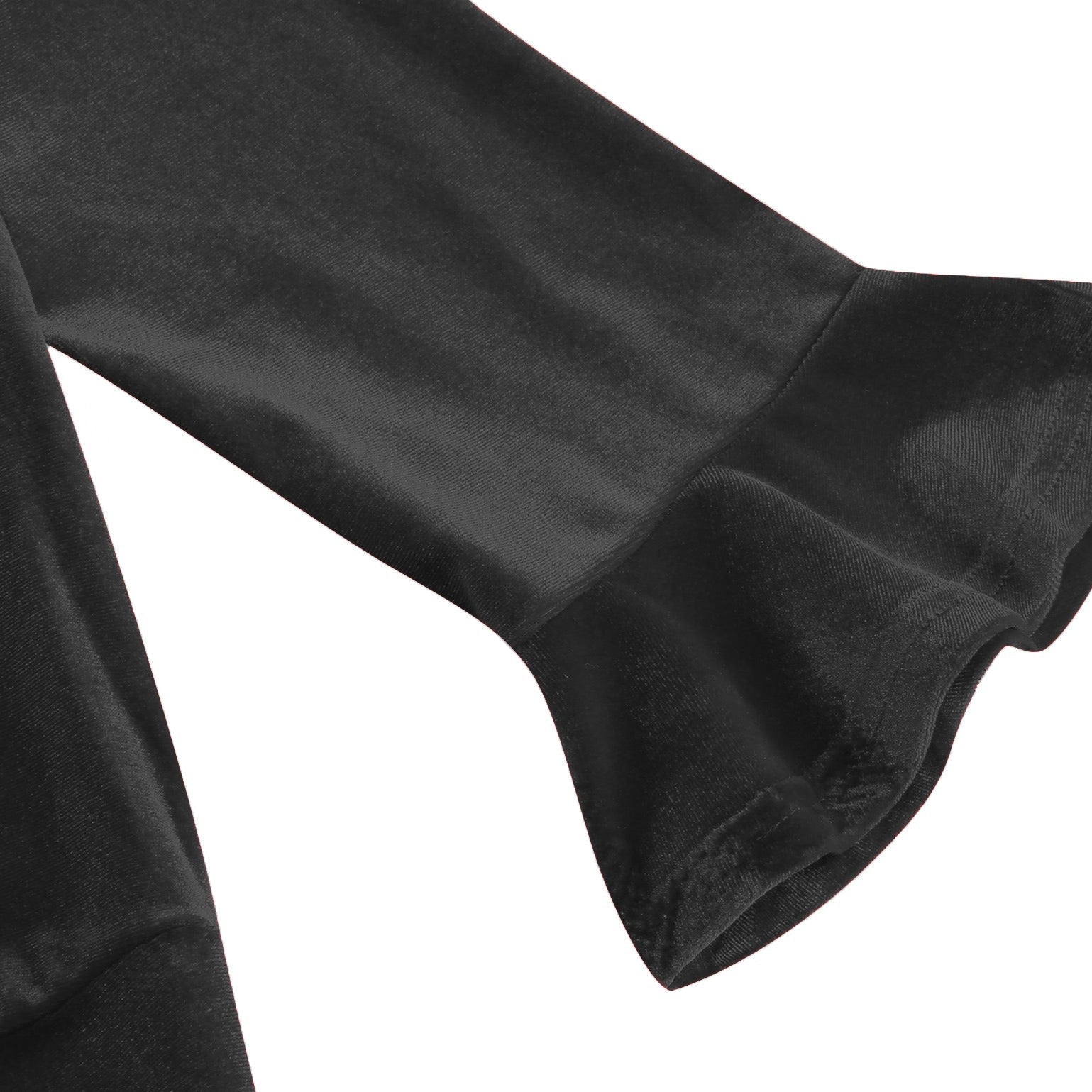 Xmas Vintage Velvet Tie-Neck Fit & Flare Dress