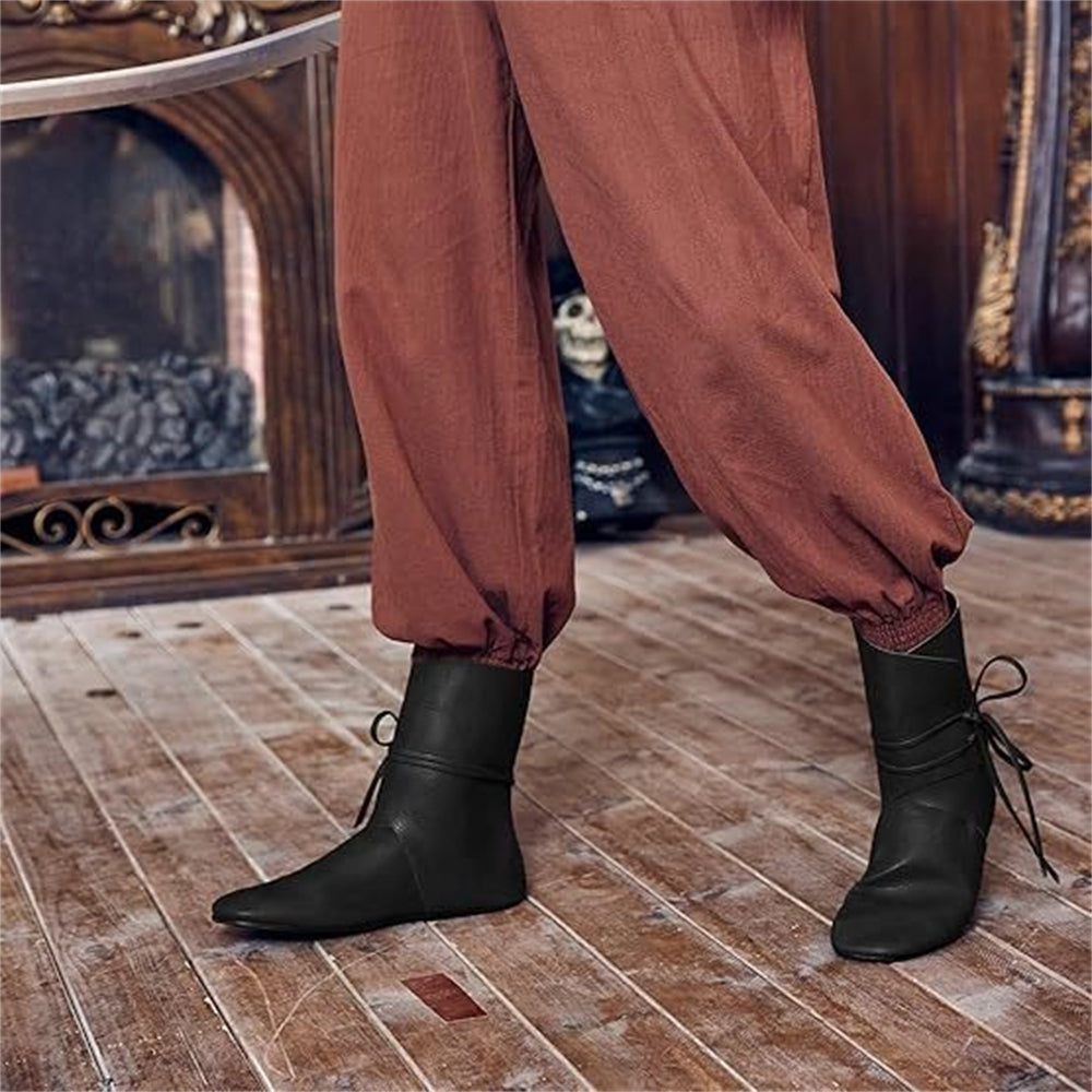 Side Laced Ankle Boots