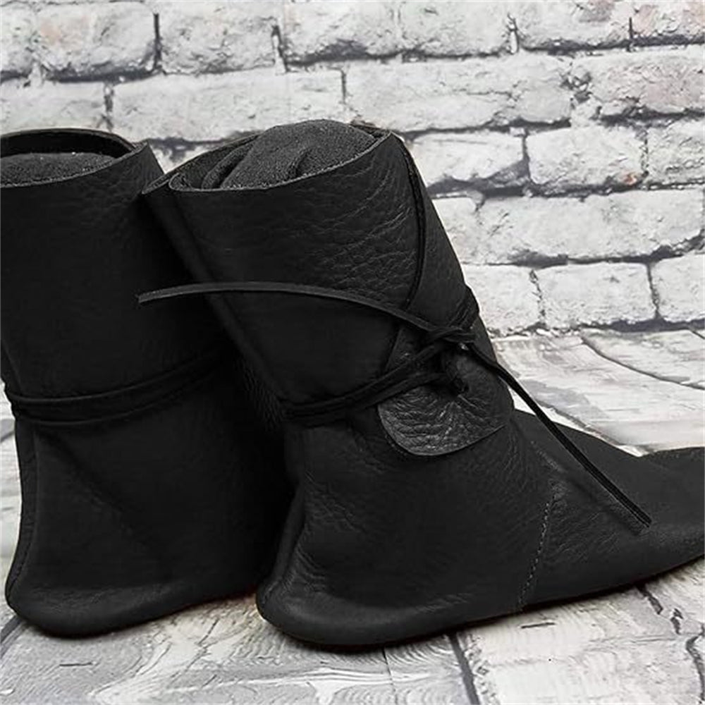 Side Laced Ankle Boots