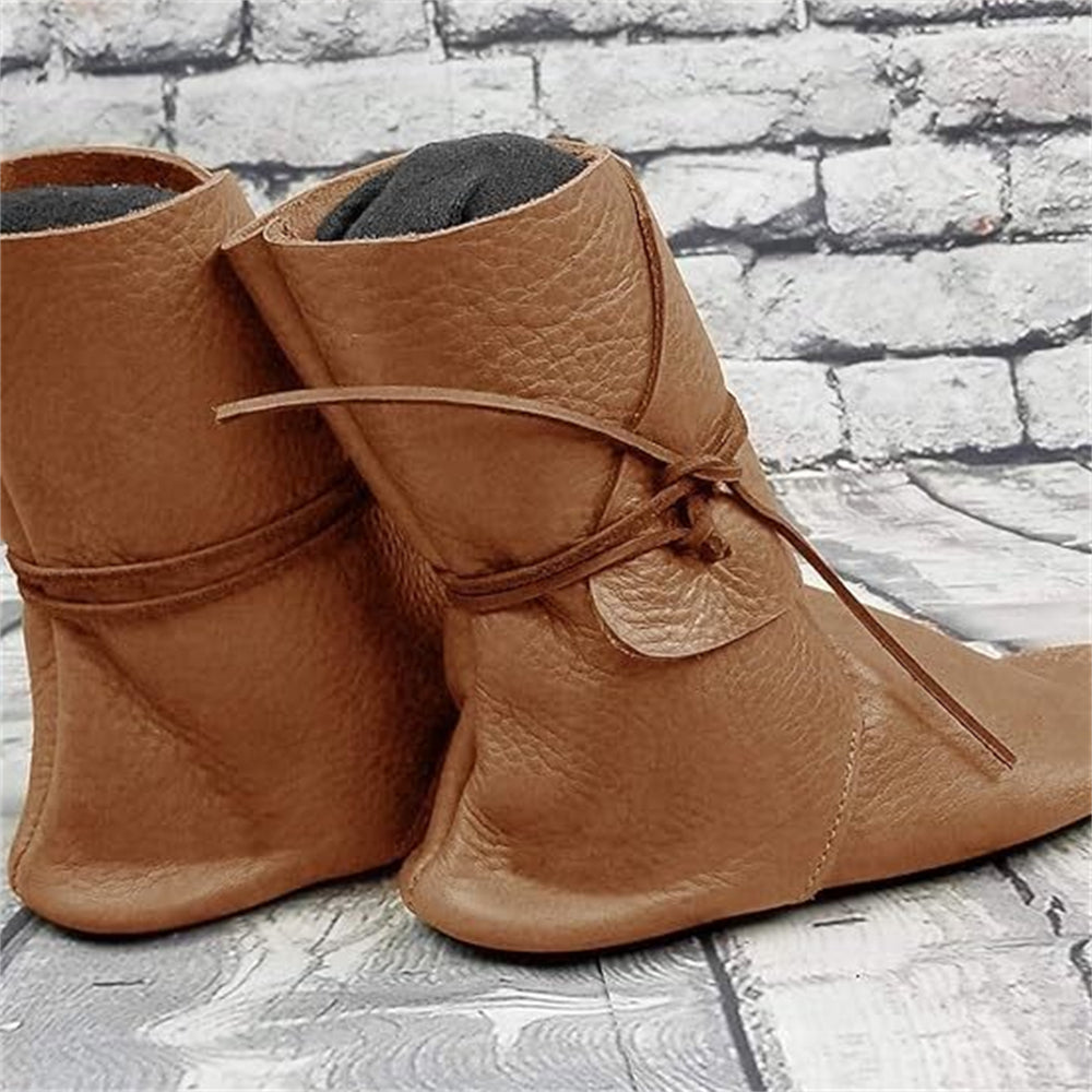 Side Laced Ankle Boots