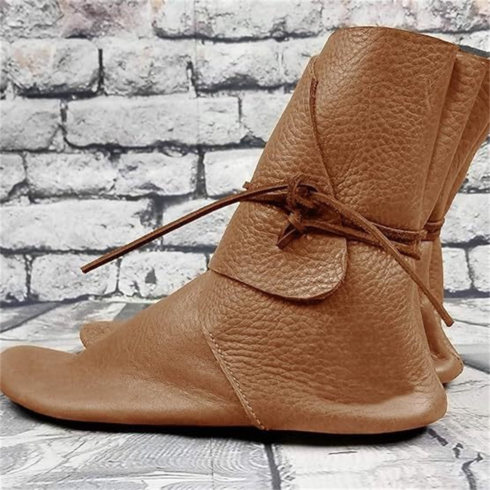Side Laced Ankle Boots