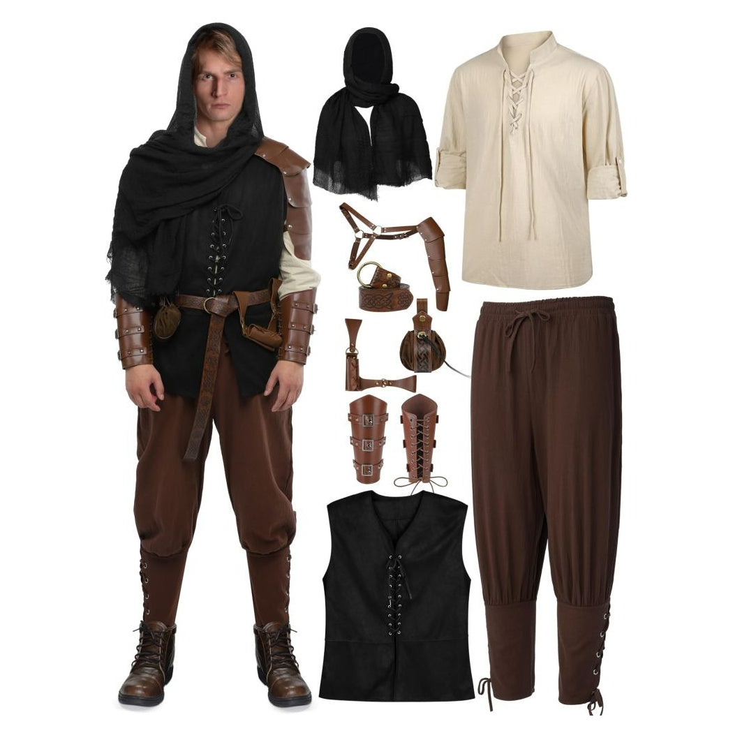 9 PCS Viking Pirates Outfits