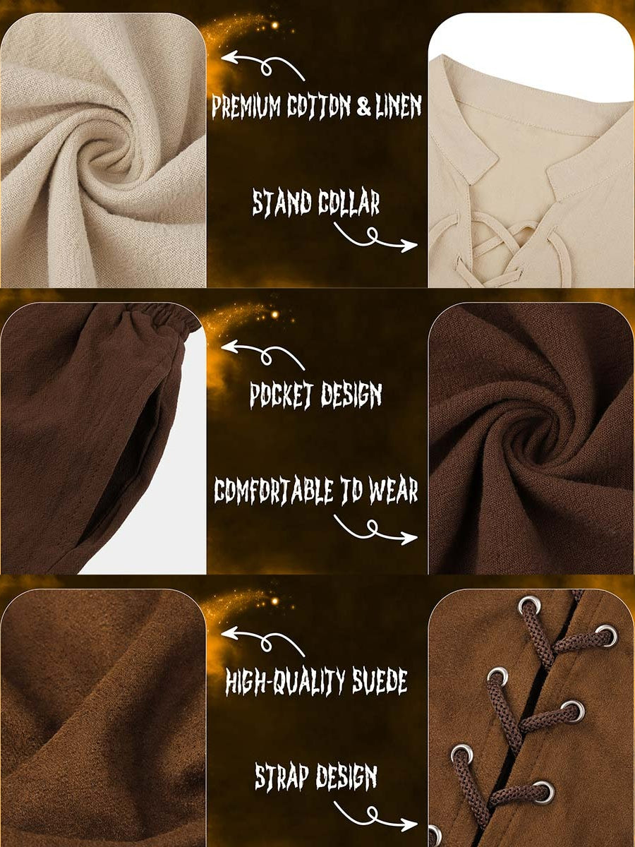 9 PCS Viking Pirates Outfits