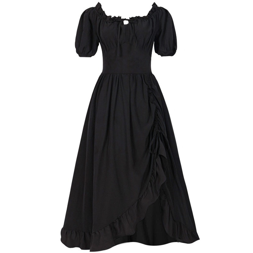 Renaissance Fairy Costume Dress with Corset & ACCs