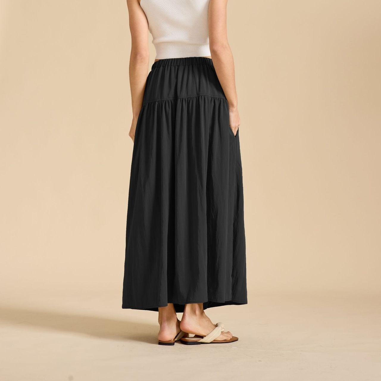 Renaissance Style High Waist Maxi Skirt