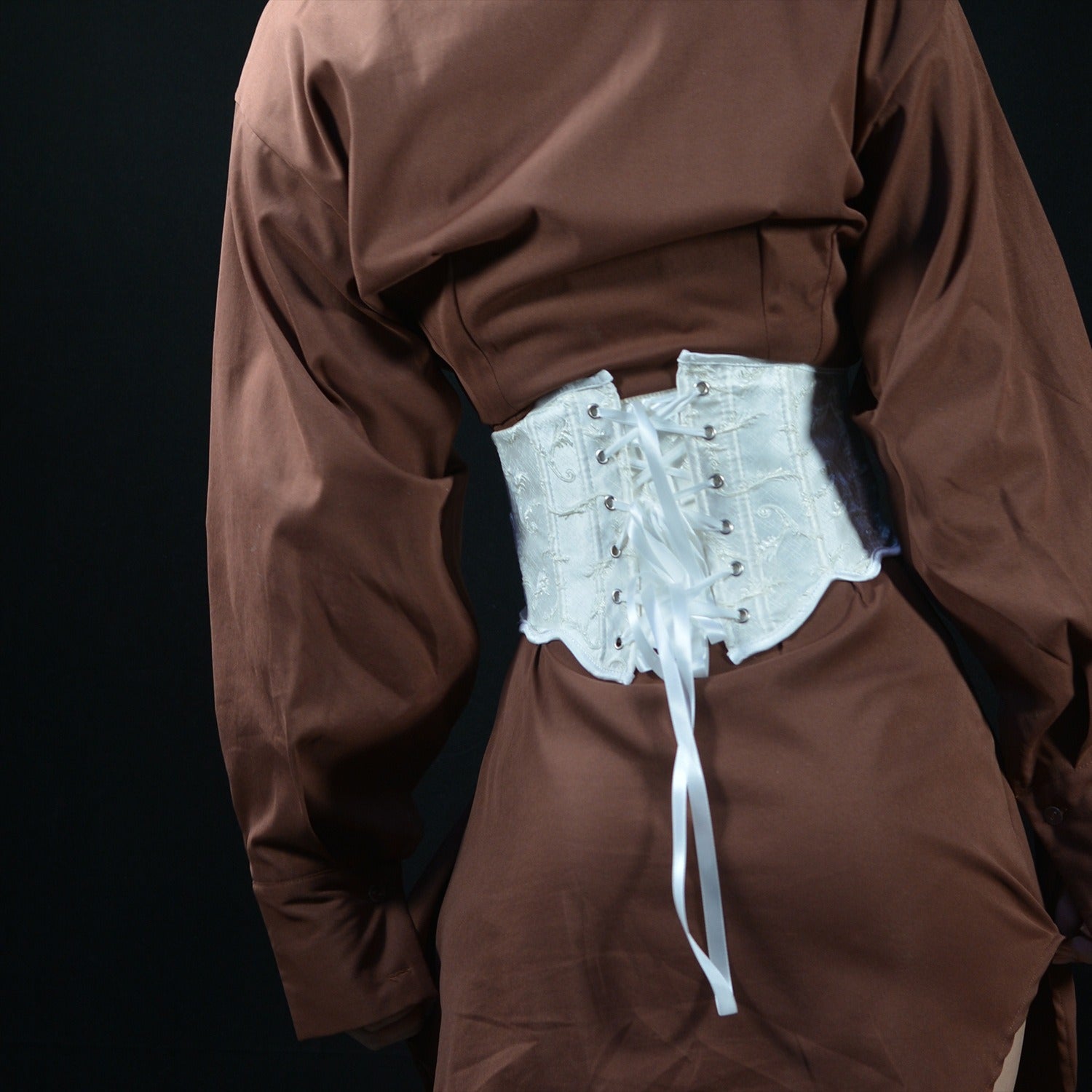 Victorian Underbust Jacquard Girdle Bustier