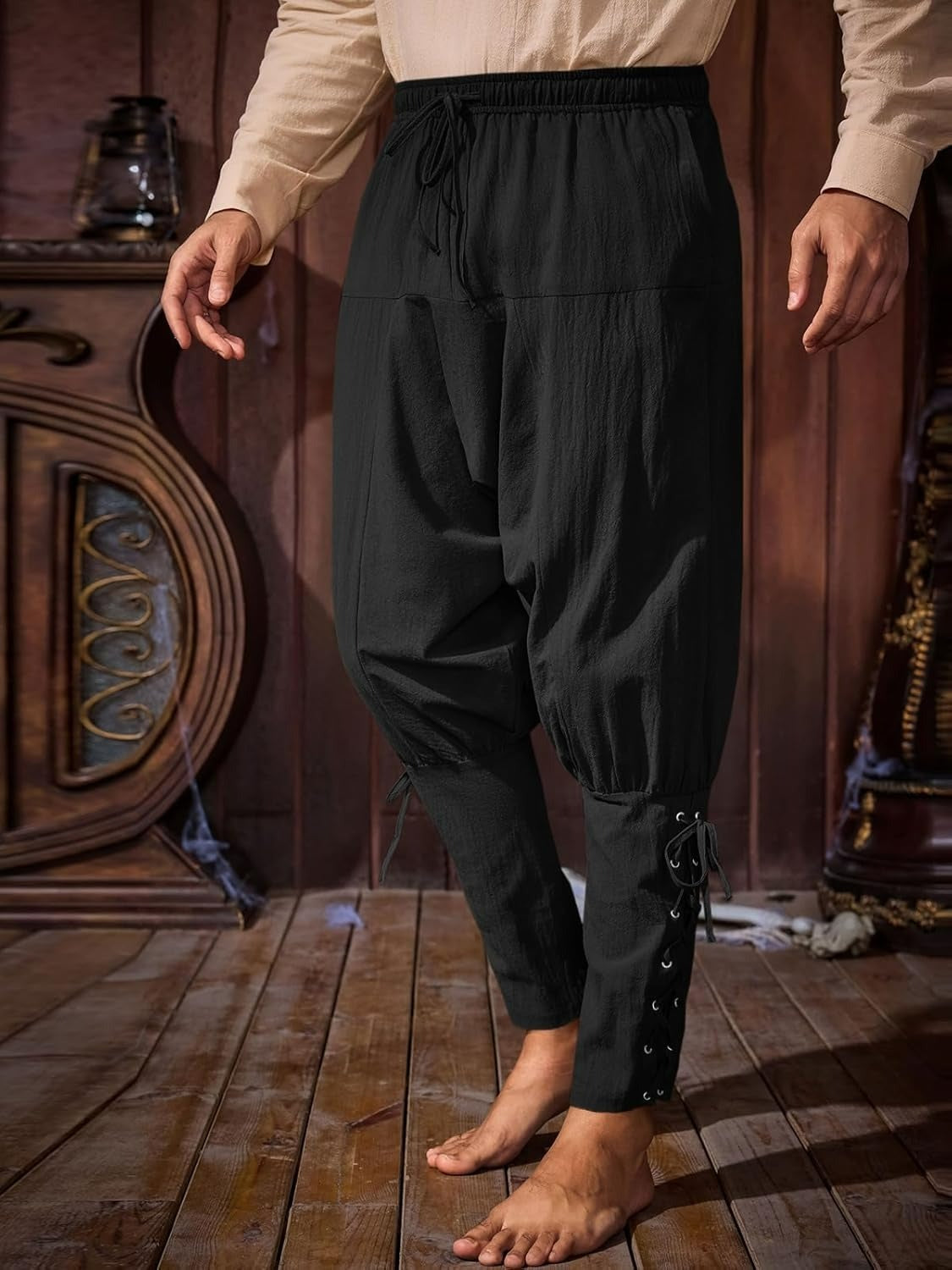 Medieval Pirate Costume with Vest, ACCs