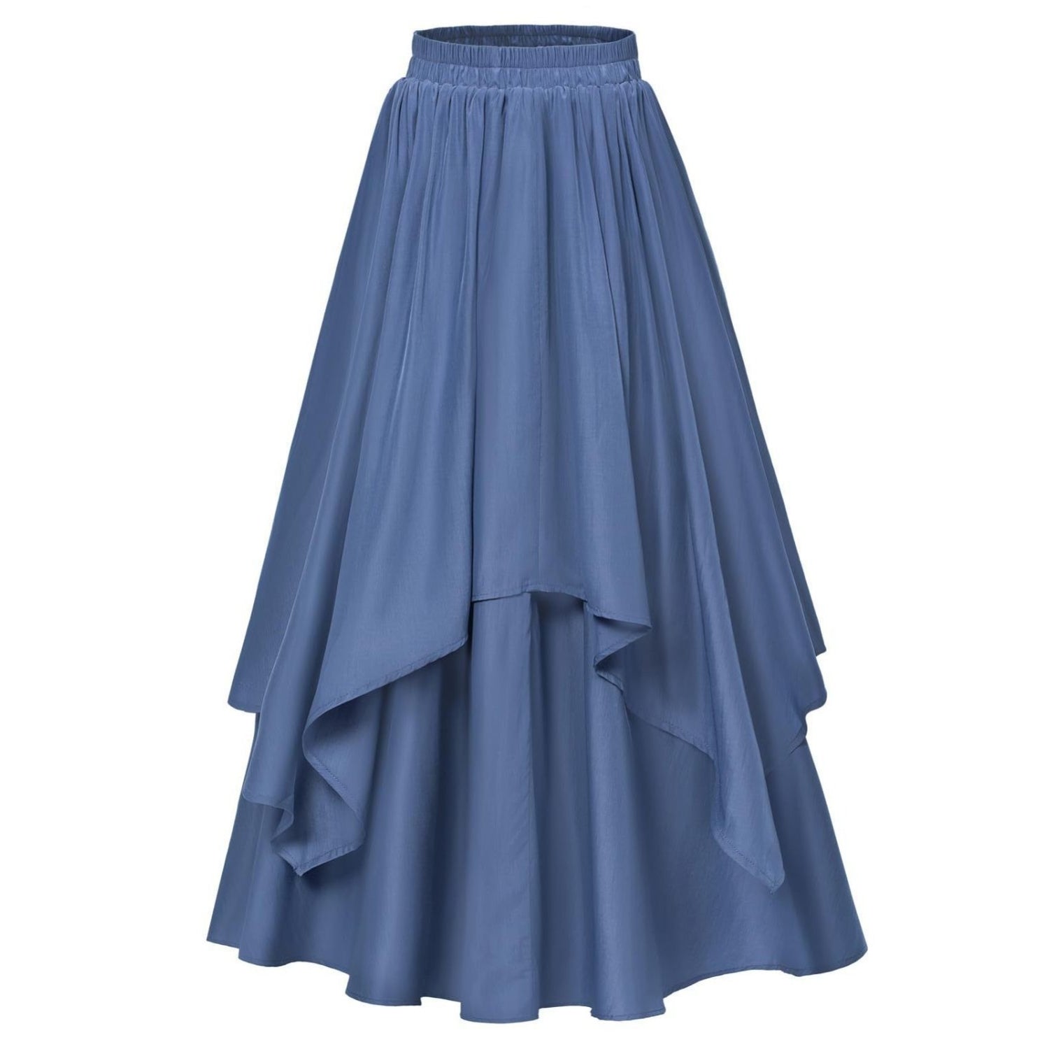 Renaissance Dual-Layer Swing Maxi Skirt
