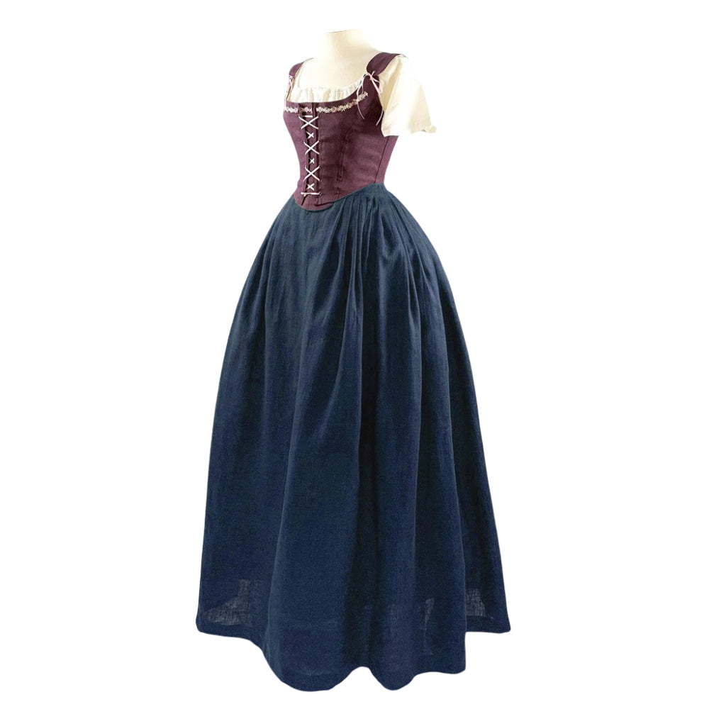 Women's Medieval Renaissance Maid Costume Dress
