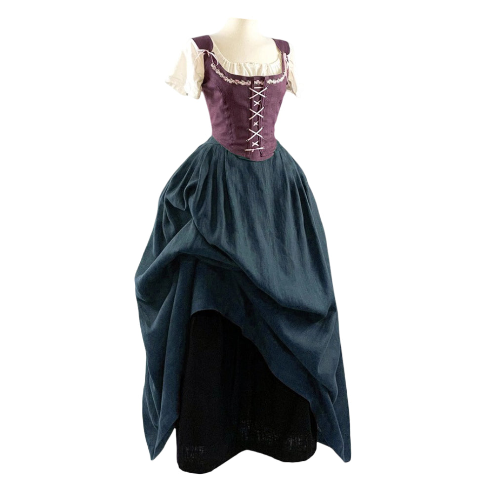 Women's Medieval Renaissance Maid Costume Dress