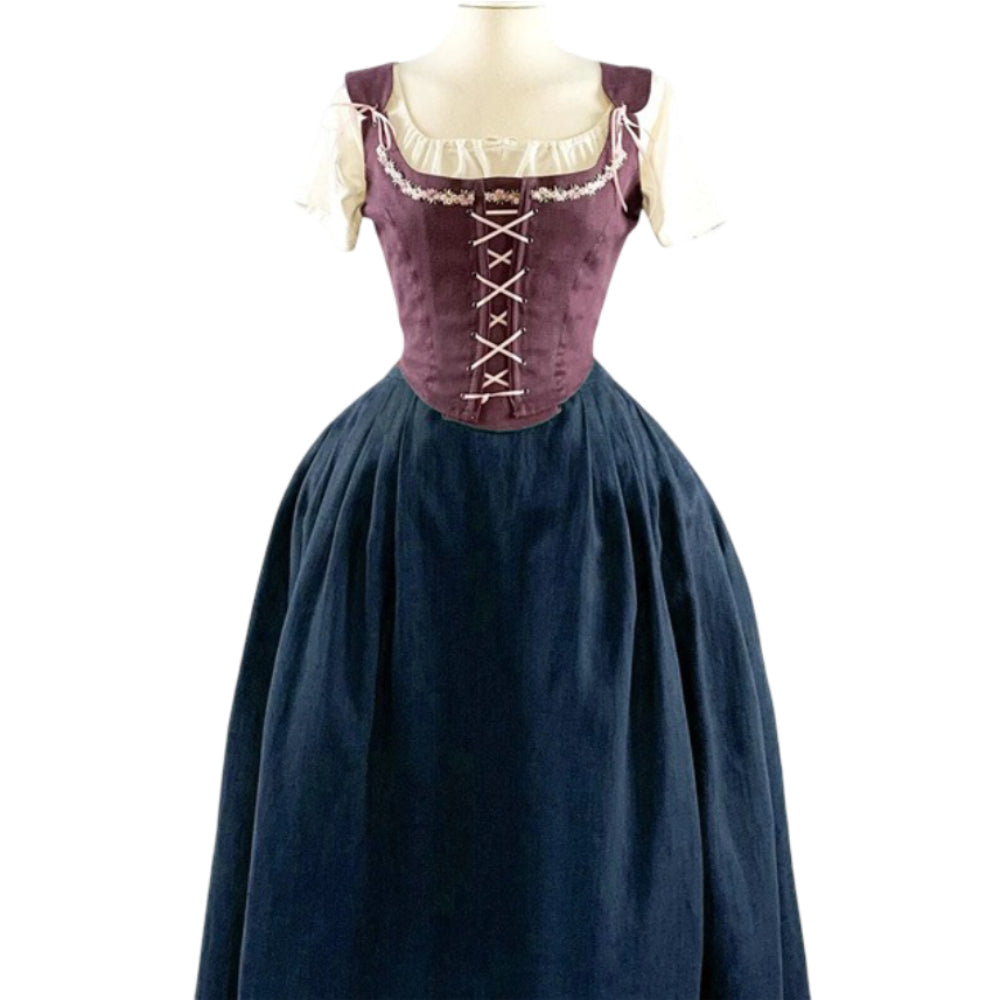 Women's Medieval Renaissance Maid Costume Dress