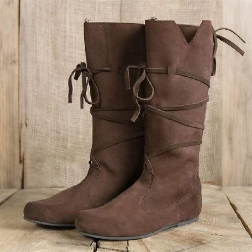Viking Laced Boots