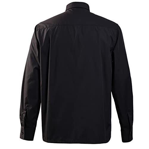 Tab Collar Priest Shirt with Long Sleeve