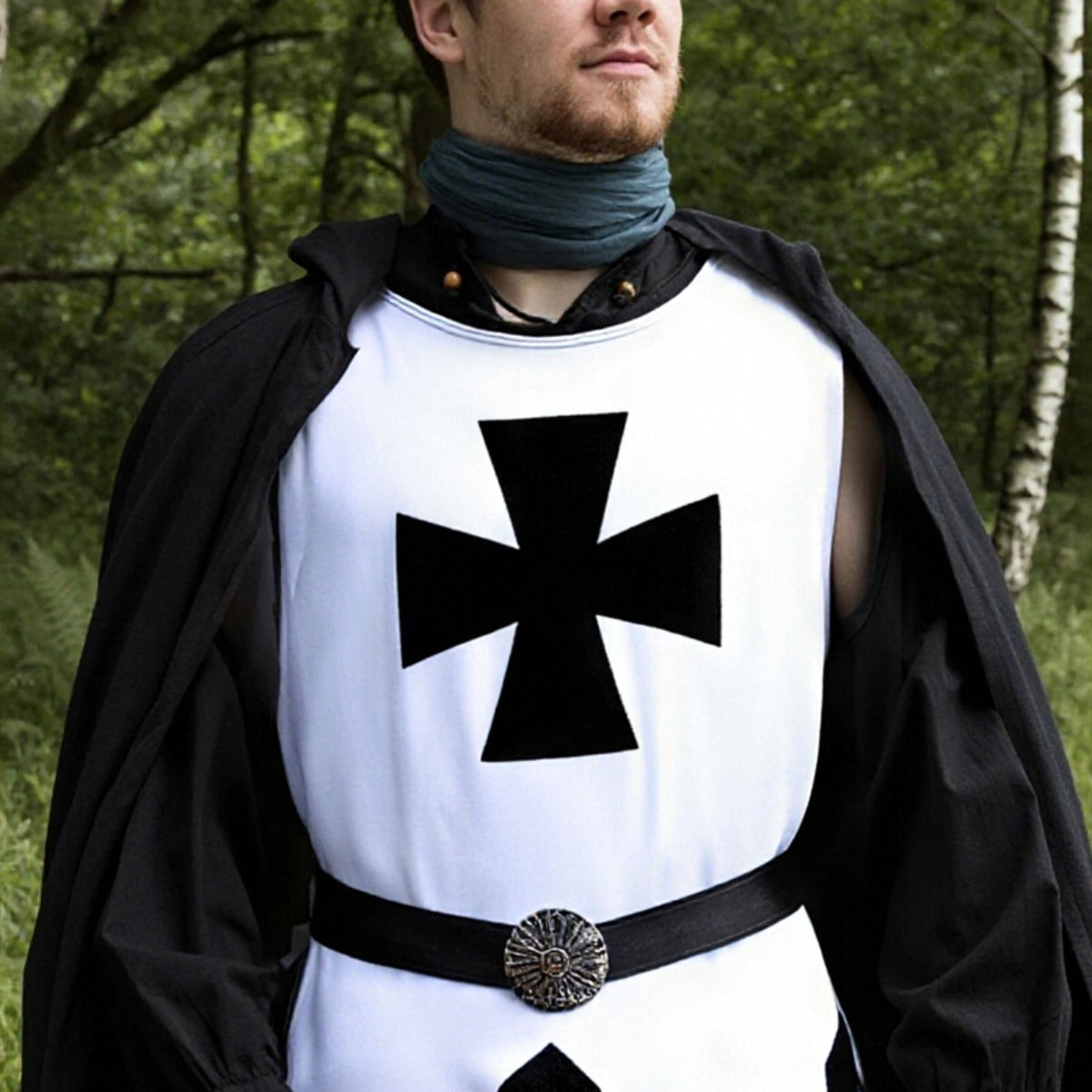 Sleeveless Medieval Templar Tunic