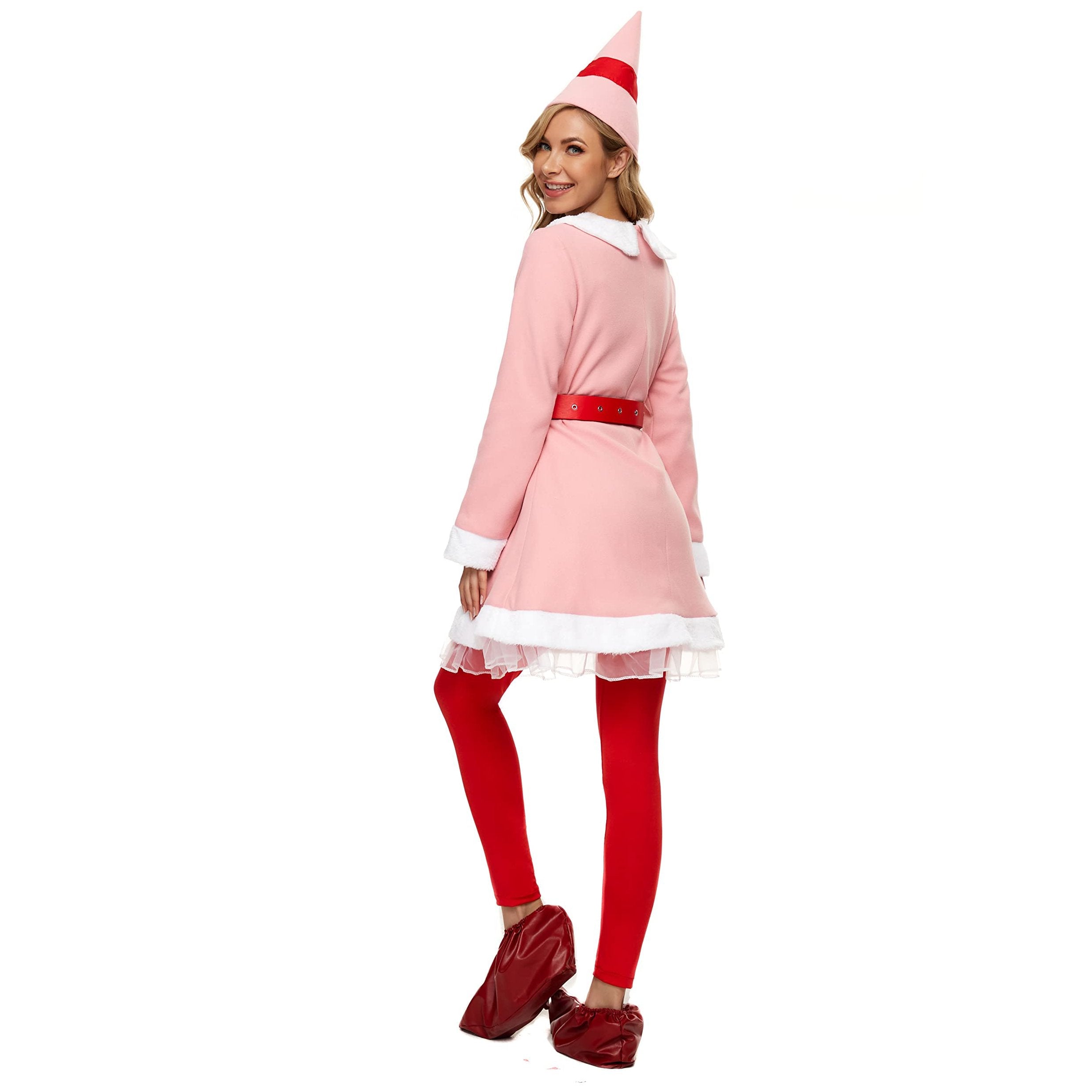 Women's Pink Elf Costume Set