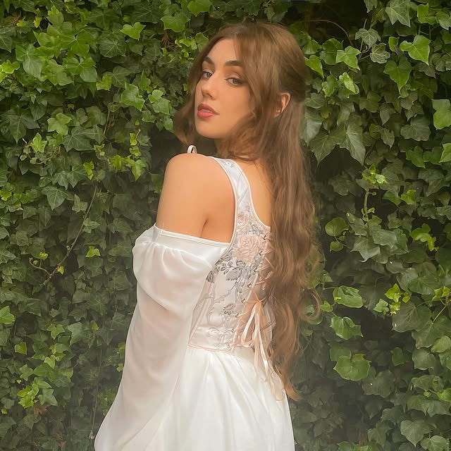 Fairycore Style Embroidered Floral Corset