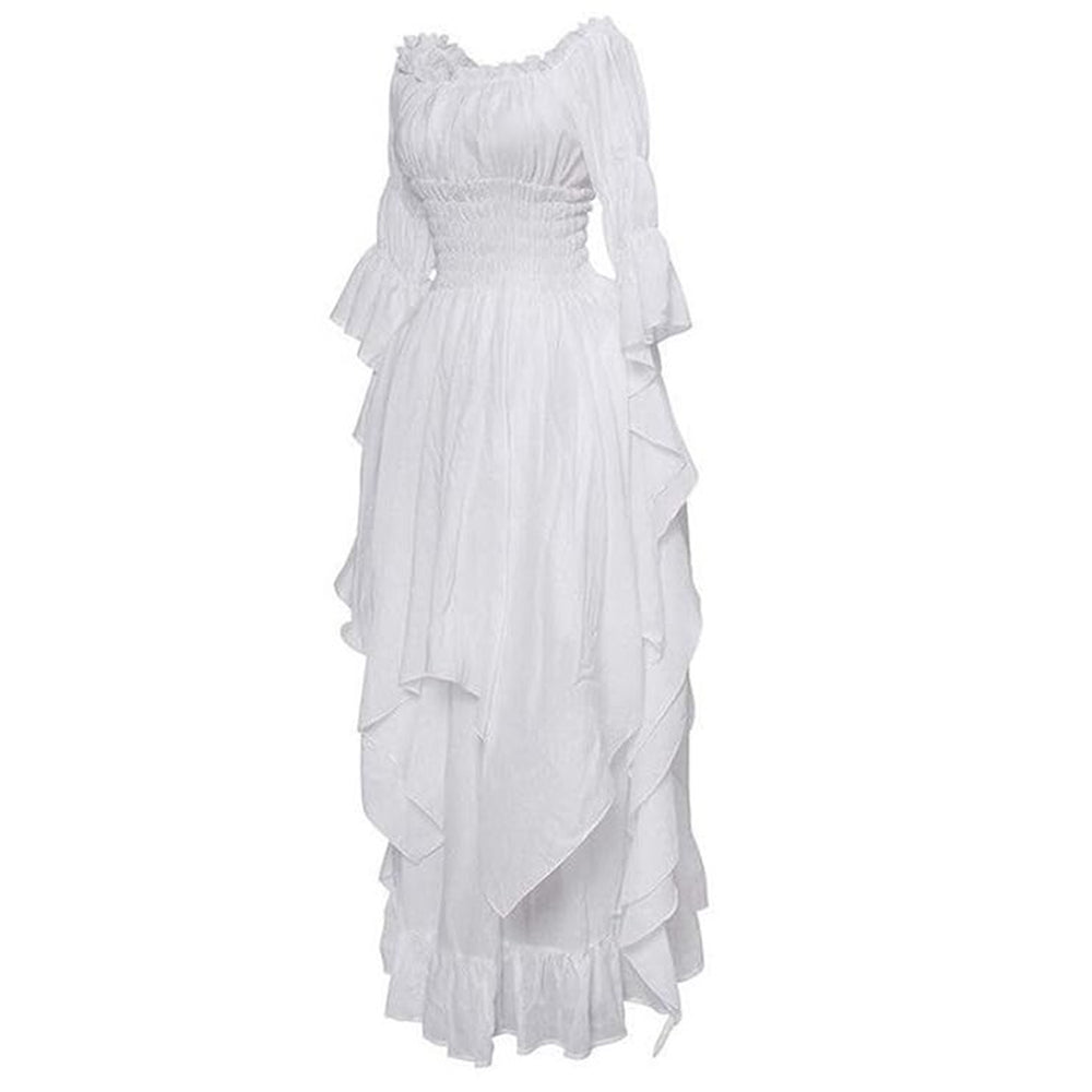 Renaissance Style Off Shoulder Long Dress