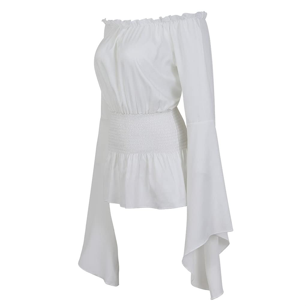 Renaissance Medieval Gothic Victorian Bell Sleeves Tops