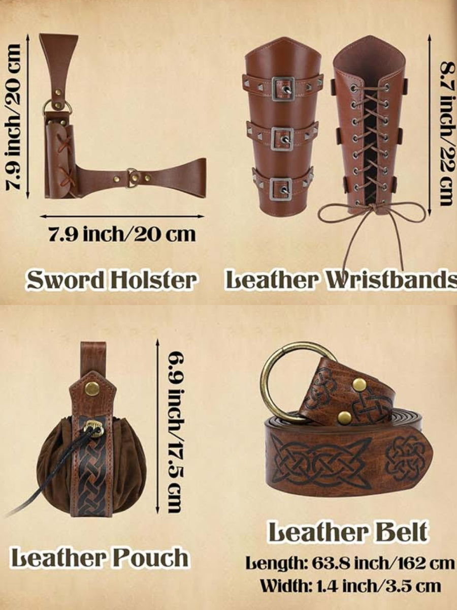 9 PCS Viking Pirates Outfits