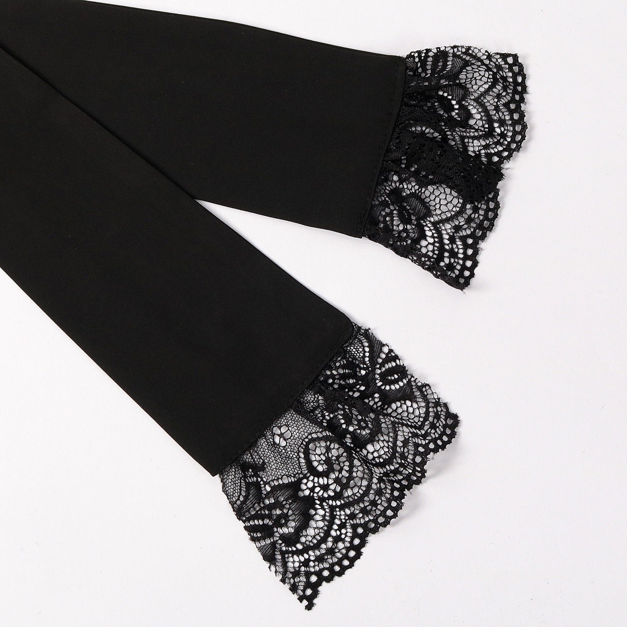 Renaissance Gothic Style Ruffle Sleeve Blouse