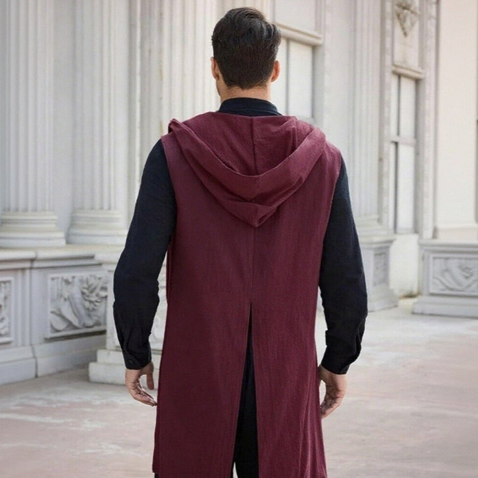 Medieval Hooded Tunic Vest