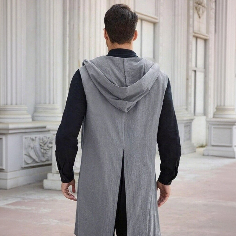 Medieval Hooded Tunic Vest
