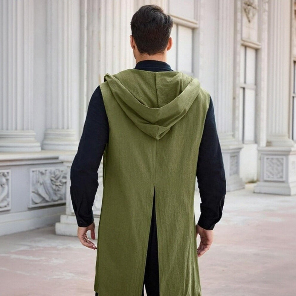 Medieval Hooded Tunic Vest