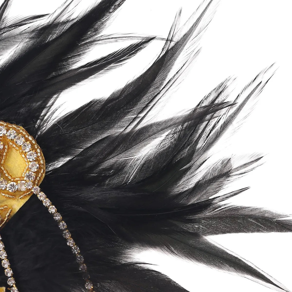 Art Deco V-Neck Flapper Dress with ACCs