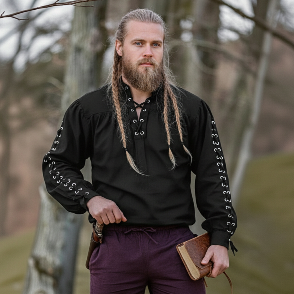 Pirate Lace-up Shirt