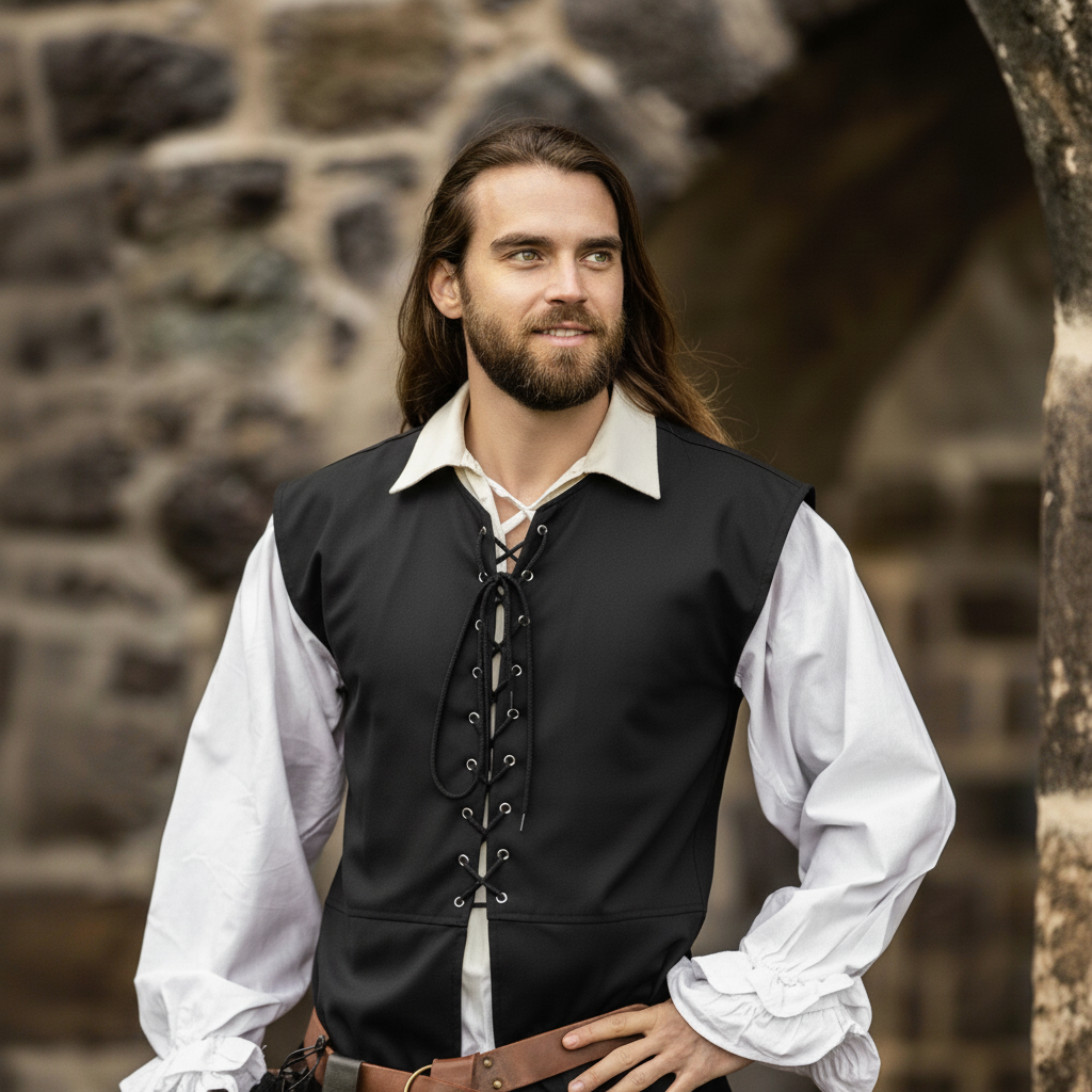 Medieval Lace-Up Vest