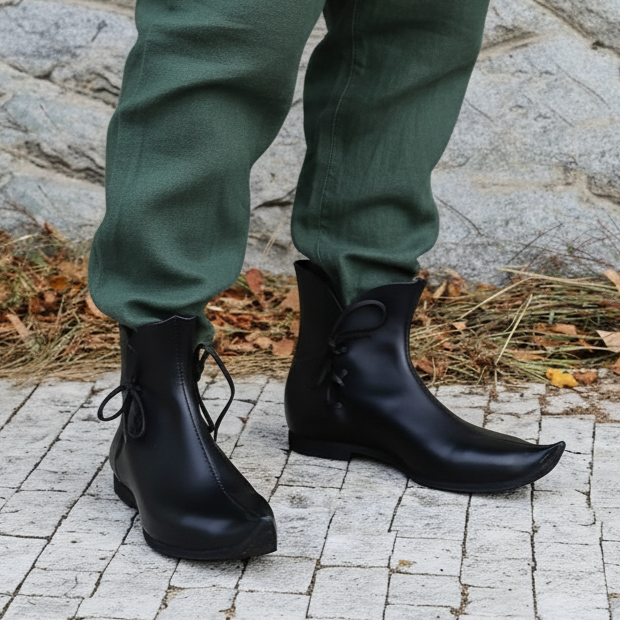 Side Laced Ankle Boots