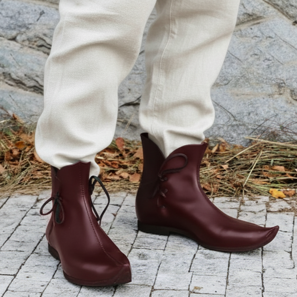 Side Laced Ankle Boots