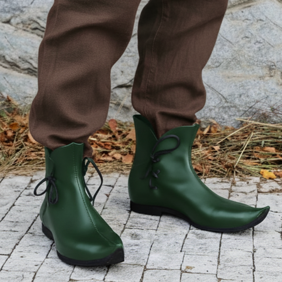 Side Laced Ankle Boots