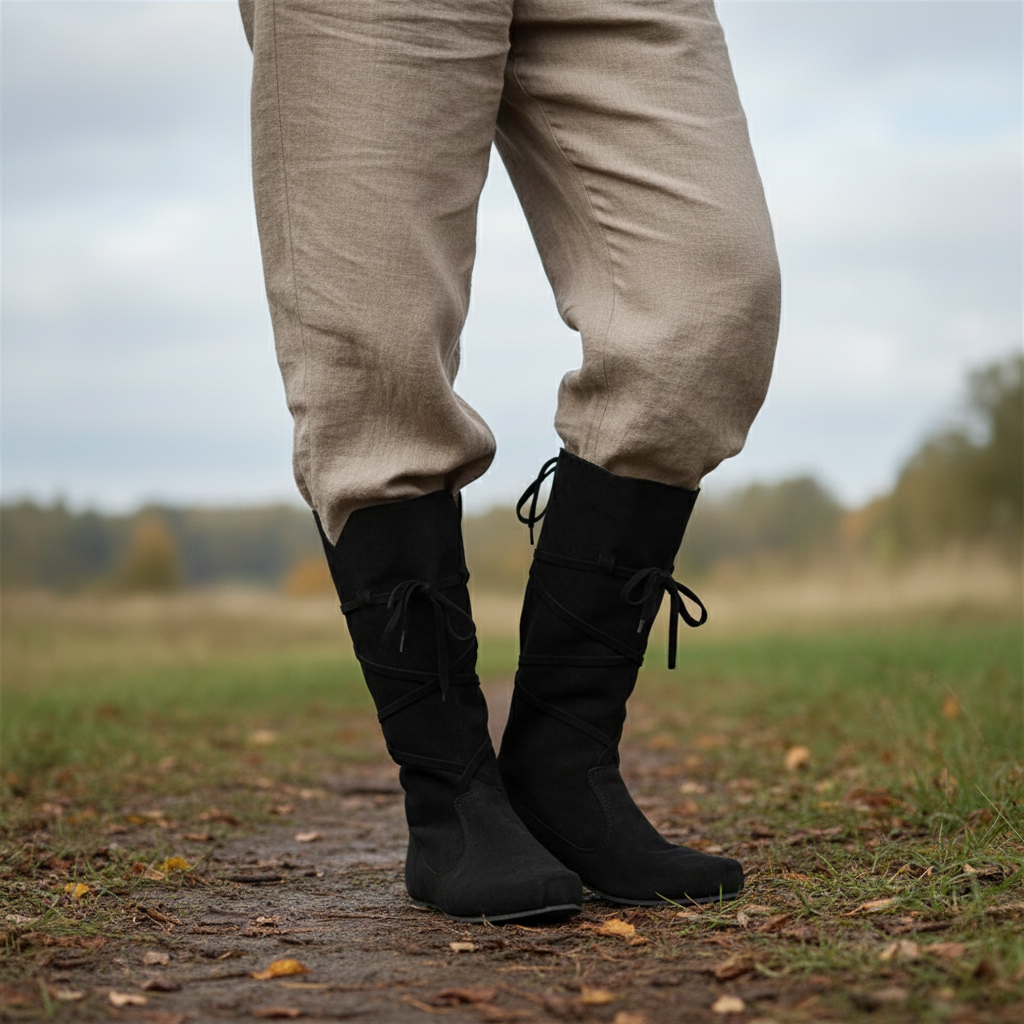Viking Laced Boots