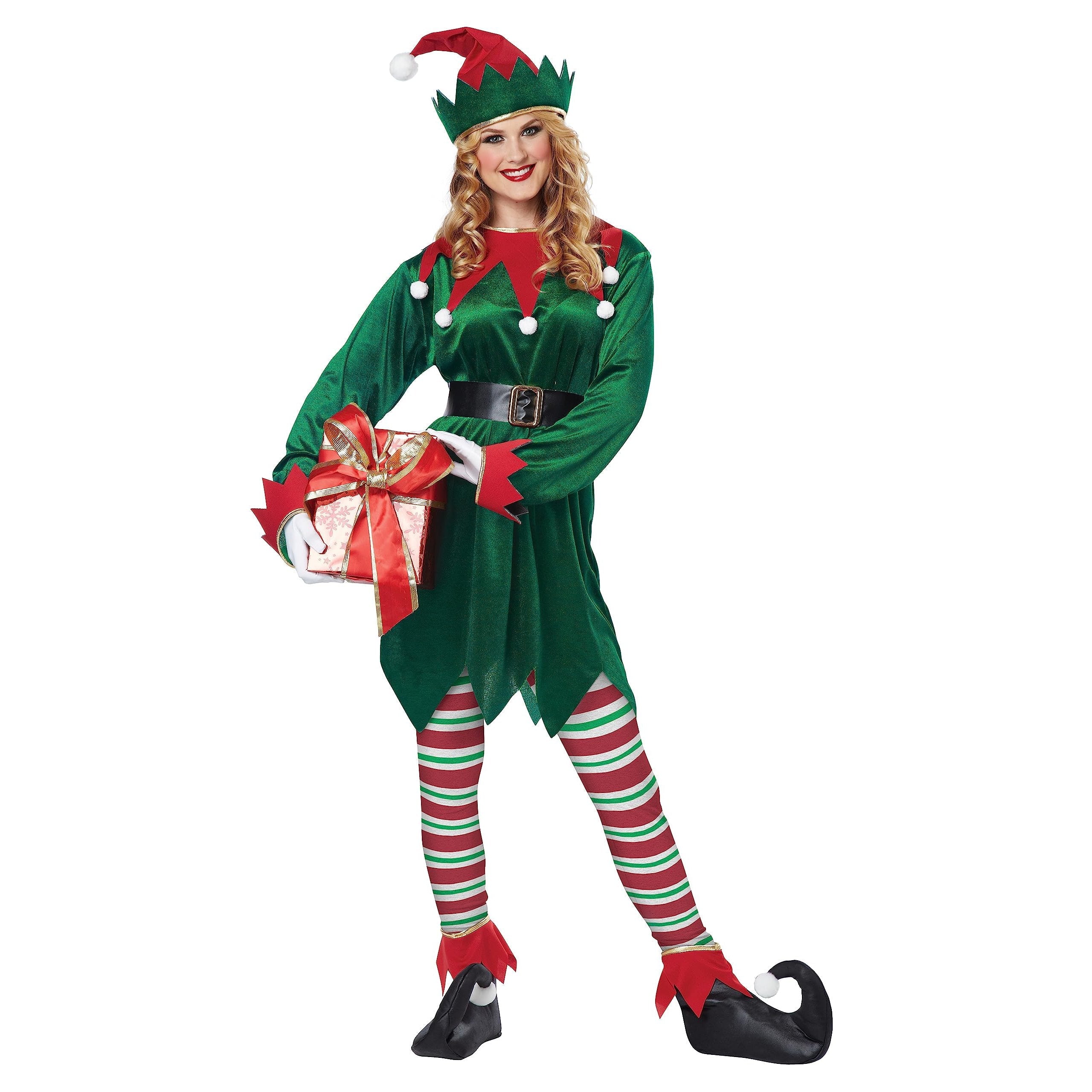 Unisex Christmas Elf Costume