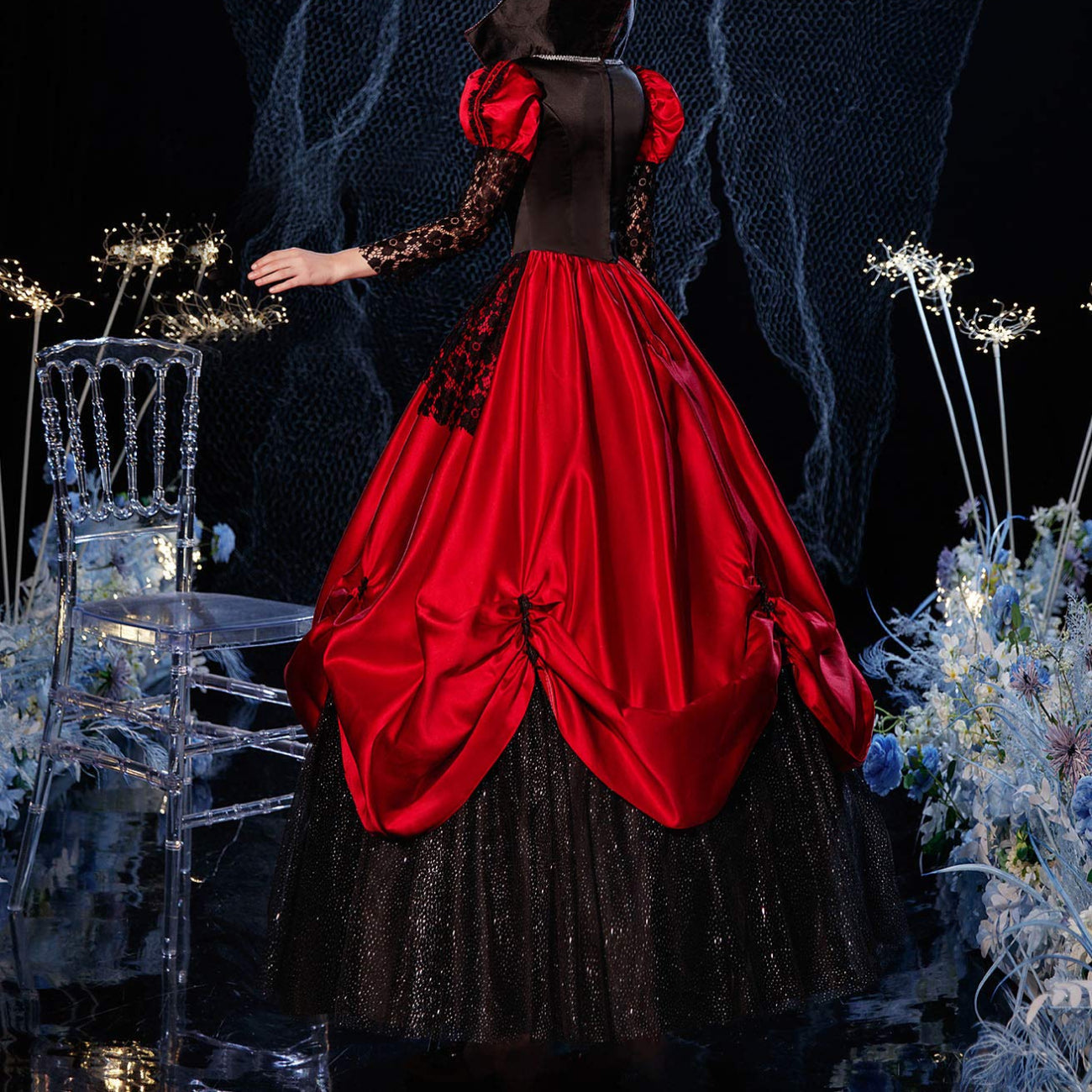 Gothic Victorian Crinoline Style Ball Gown