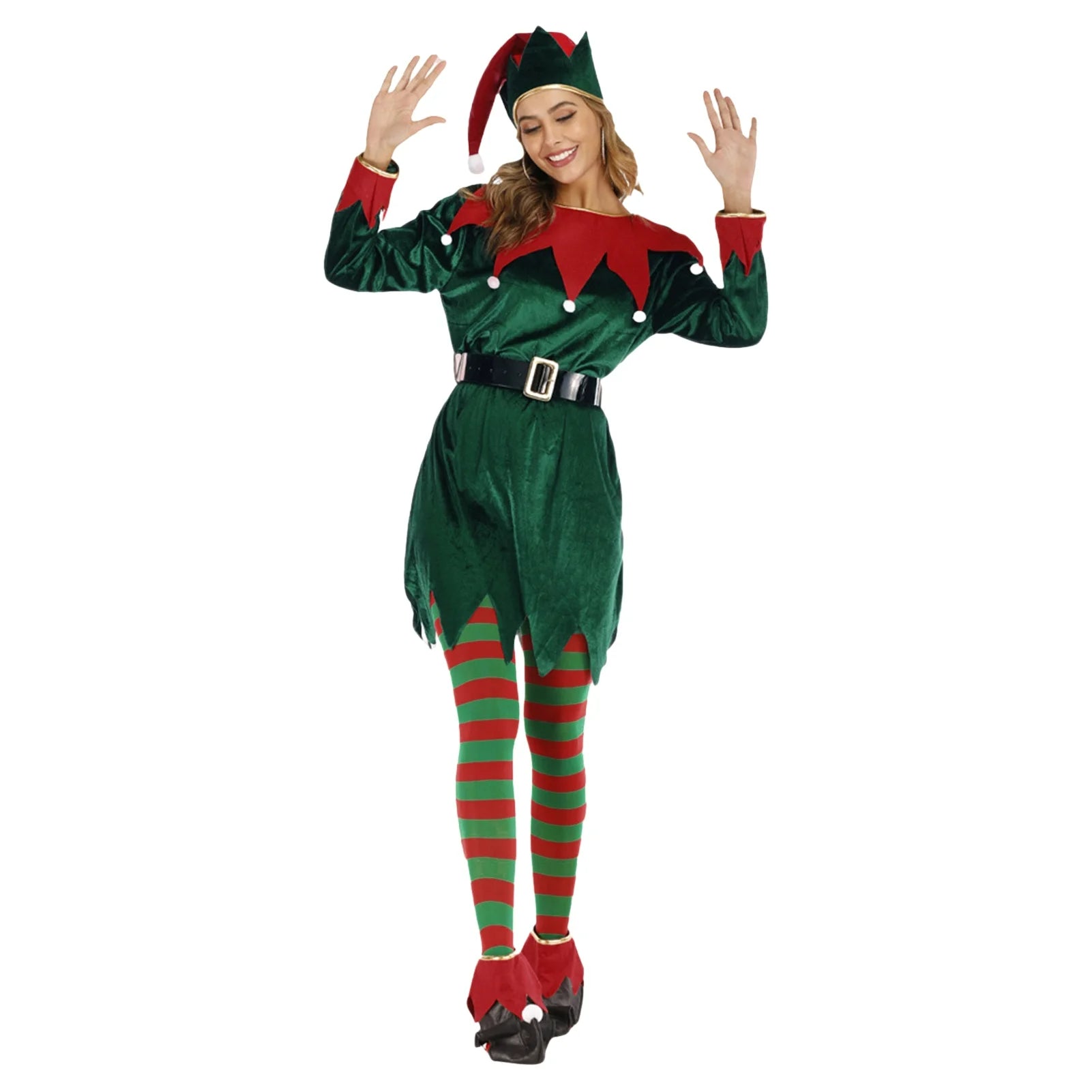 Unisex Christmas Elf Costume