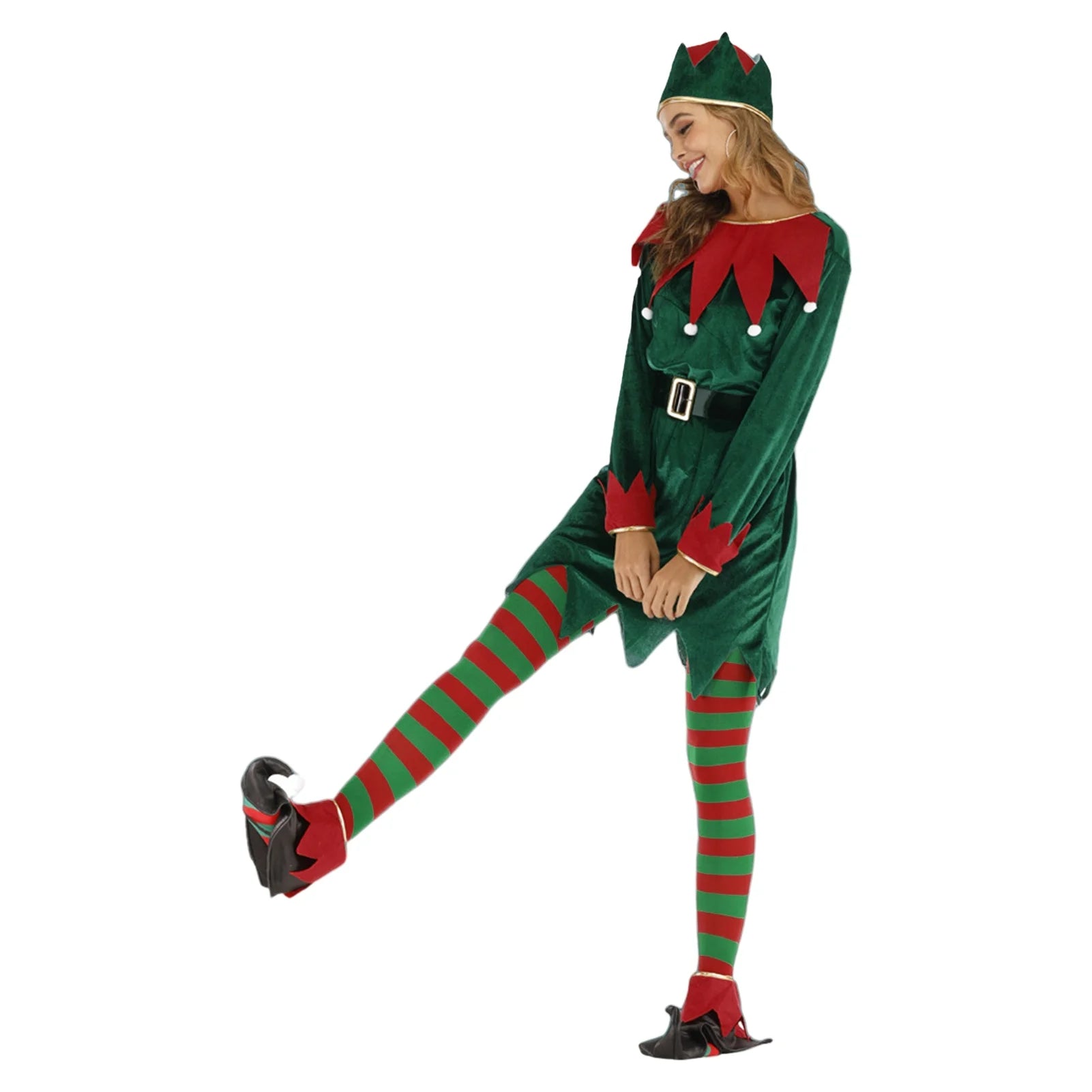 Unisex Christmas Elf Costume