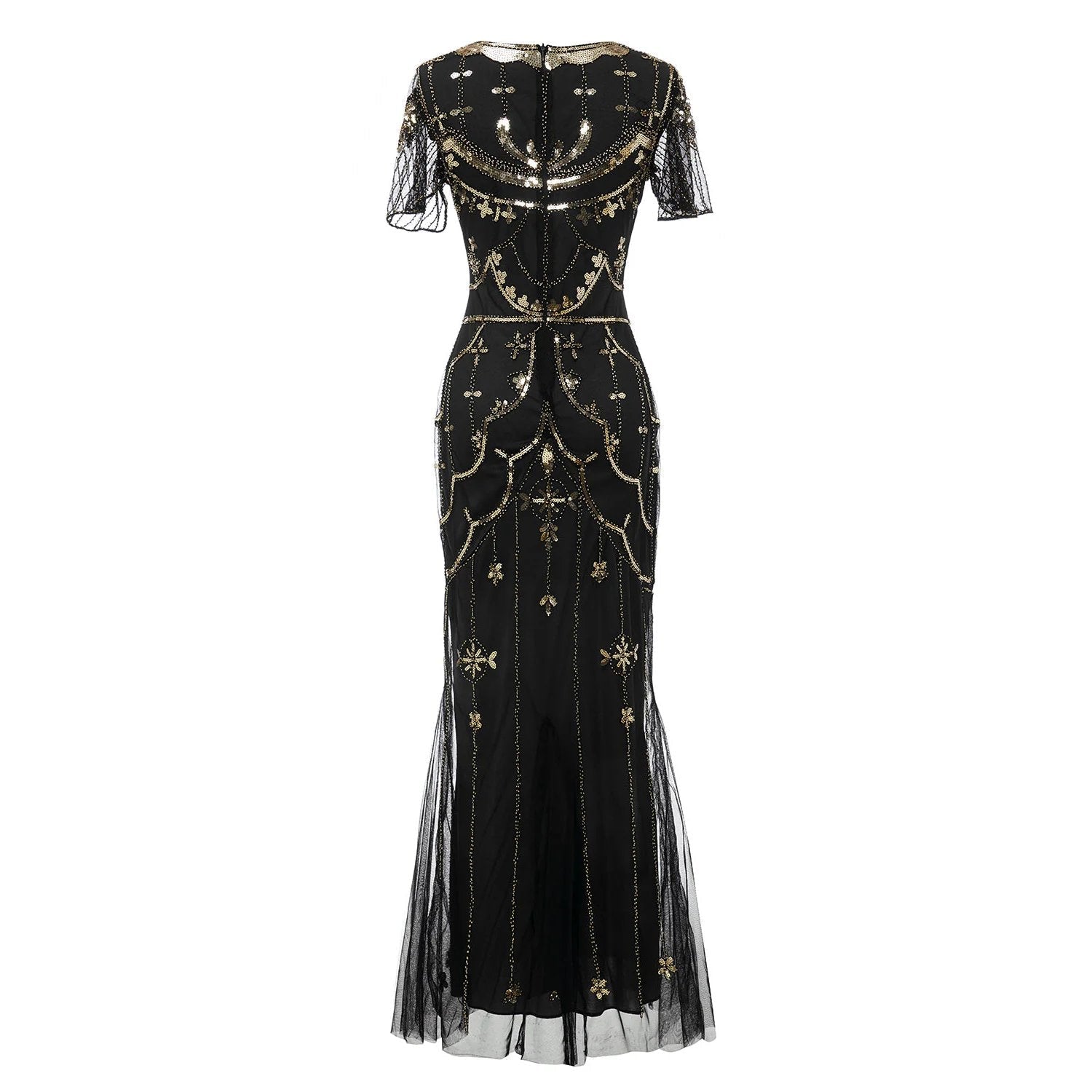 Art Deco Sequin Flapper Costume Set