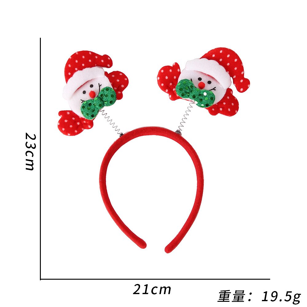 12 PCS Christmas Party Favor Headband