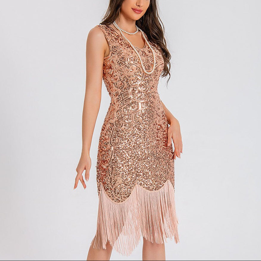 Art Deco Glitter Flapper Dress