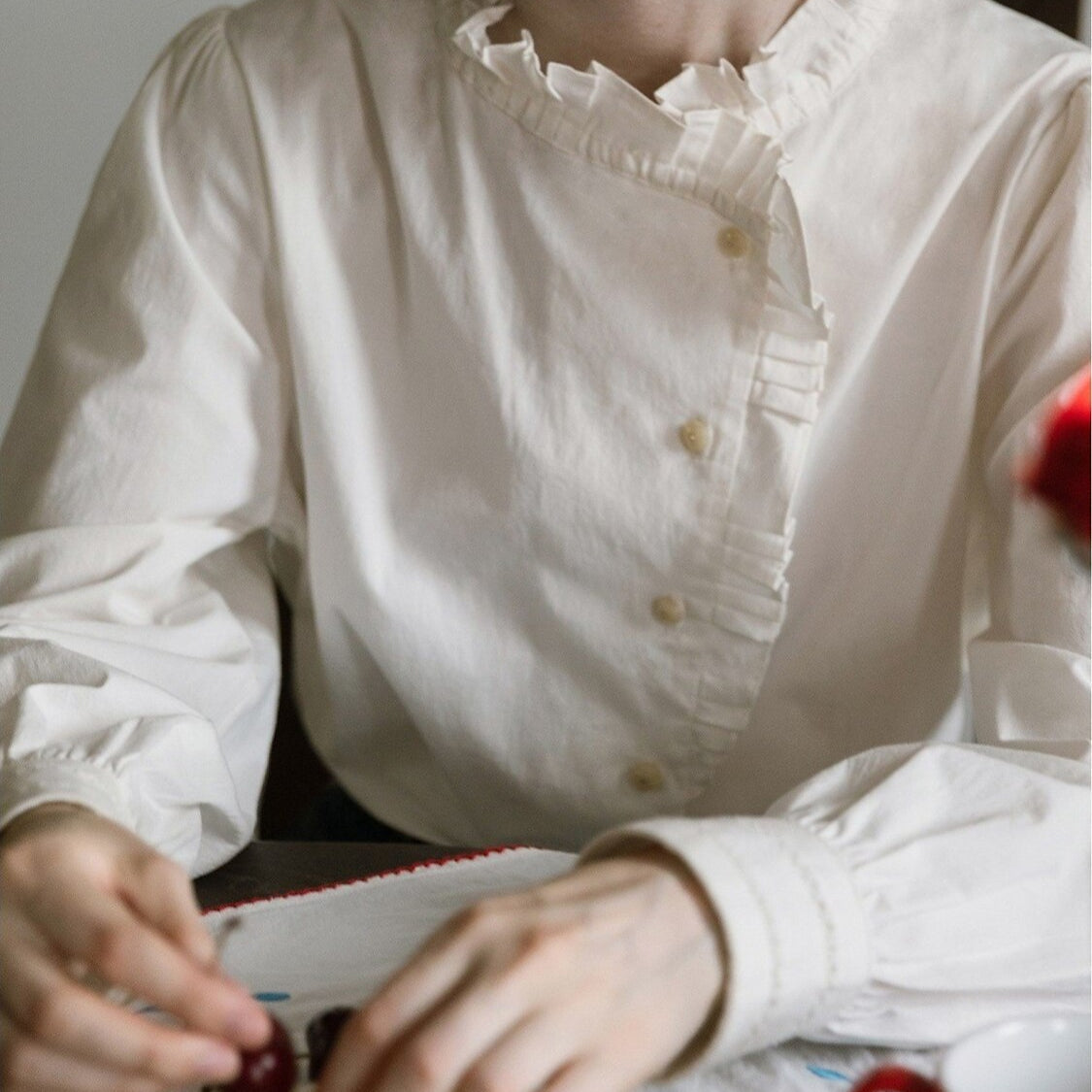 Vintage Cottagecore Style Ruffle Collar