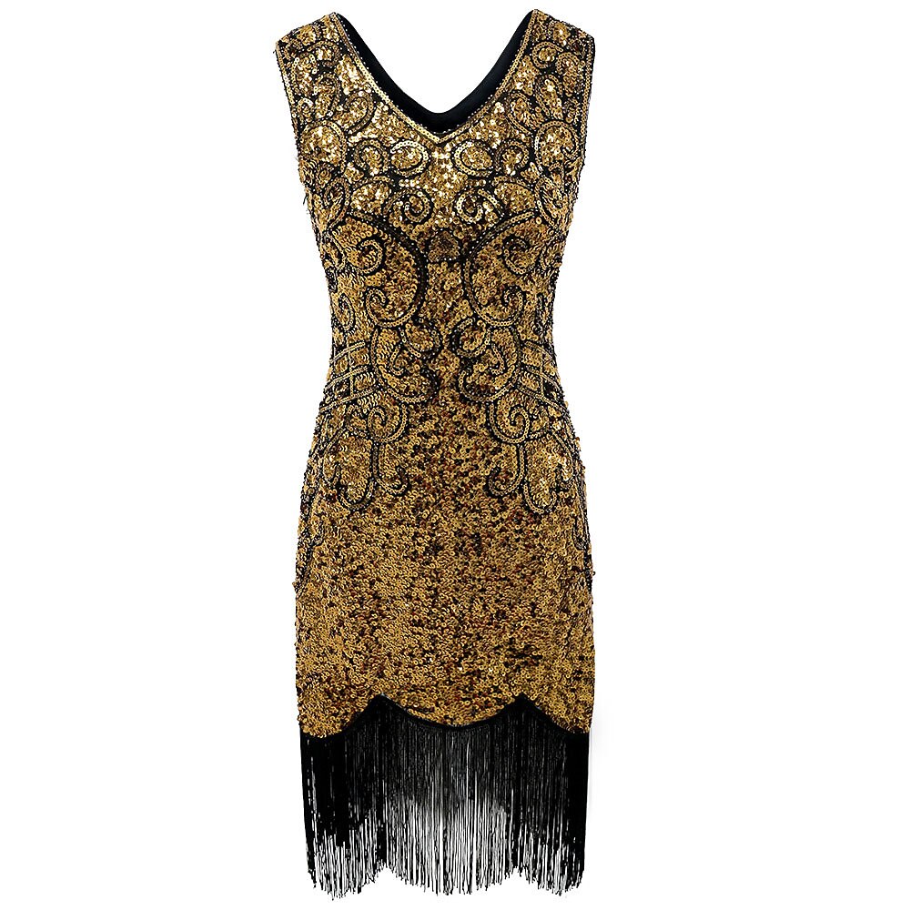 Art Deco Glitter Flapper Dress