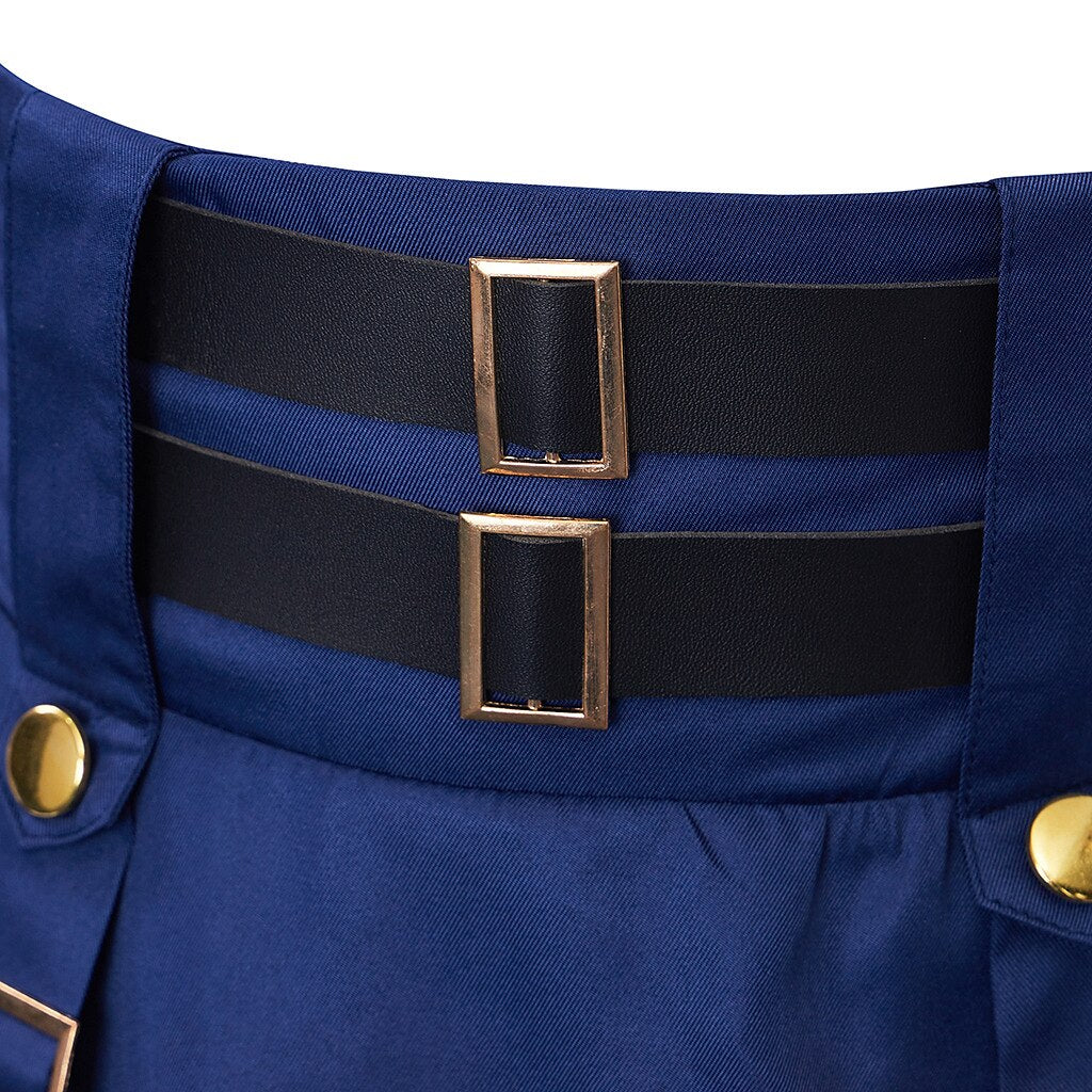 Steampunk Skirt Length Adjustable Skirt With Pocket