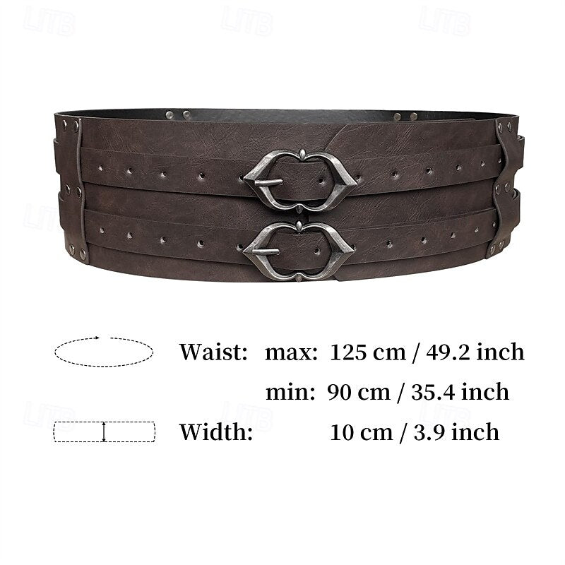 Medieval Viking Skirt Armor Solid Color Kilts