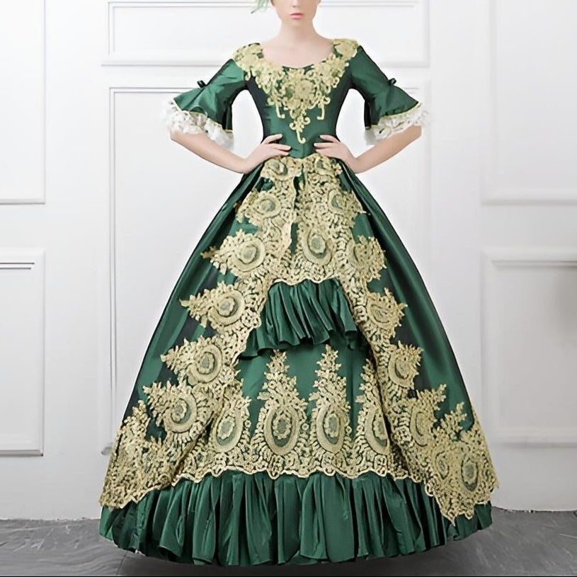 Rococo Marie Antoinette Style Court Gown