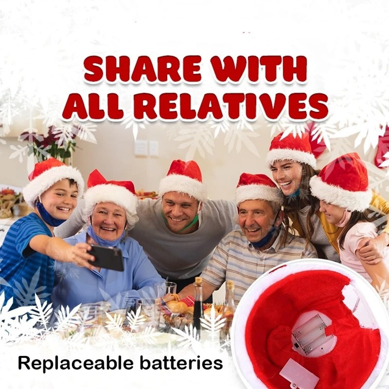 Christmas Singing & Dancing Electric Santa Hat