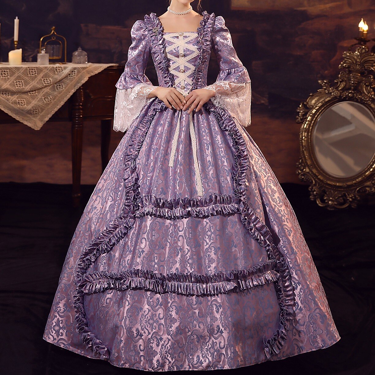 Rococo Marie Antoinette Style Ball Dress