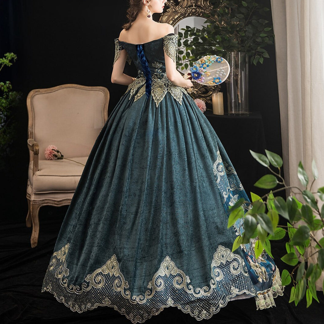 Victorian Crinoline Style Ball Gown