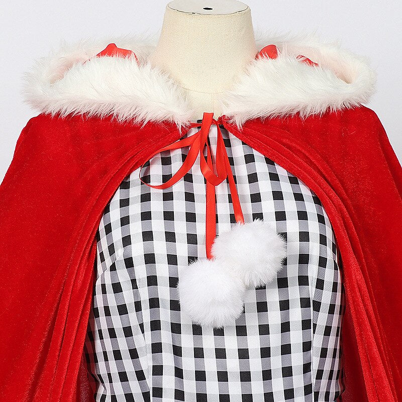 Cindy Lou Who Dress with Red Cape